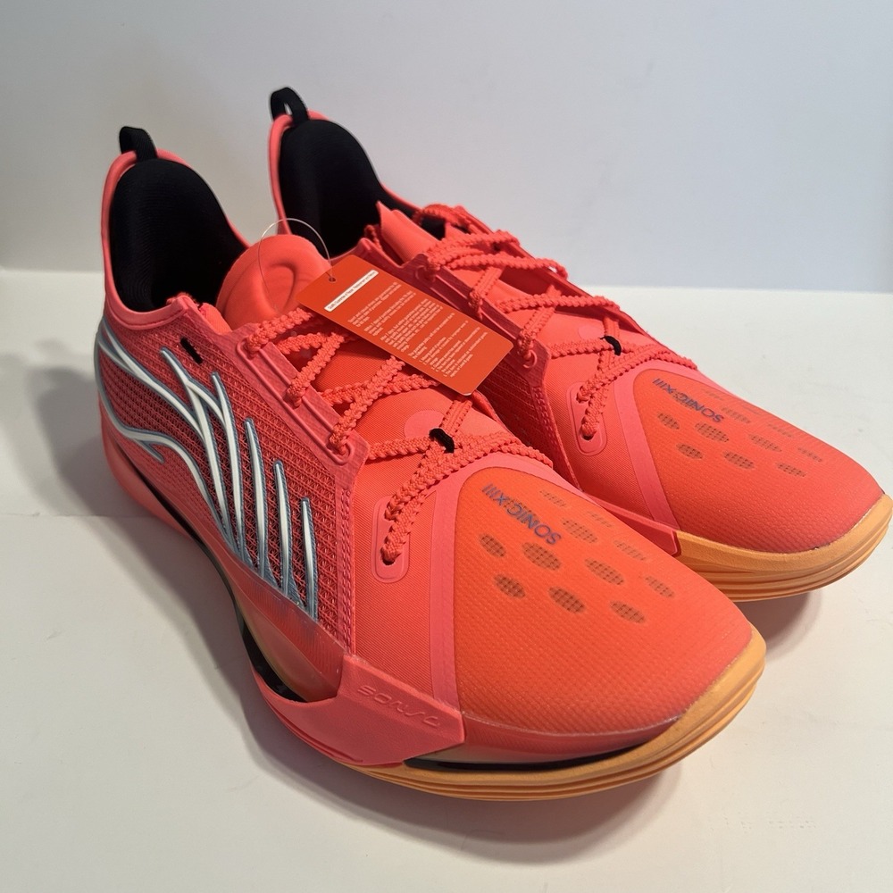 Li Ning Basketball Shoes Size 13 Sonic XIII Pink New With Box - Picture 3 of 11